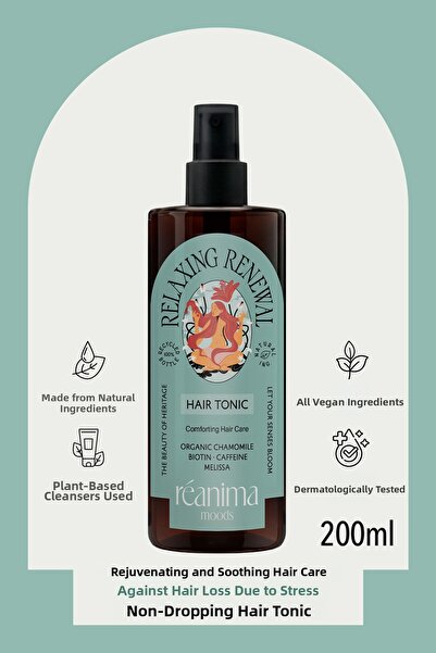 Reanima Relaxing Renewal Leave-In Hair Tonic That Helps Reduce Hair Loss and ...