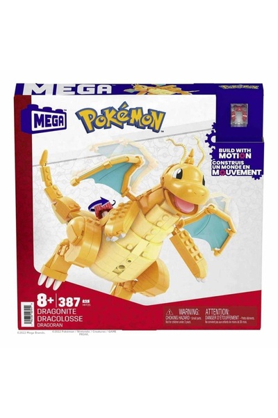 mattel ΣΕΤ ΚΤΙΡΙΟΥ POKEMON MEGA DRAGONITE