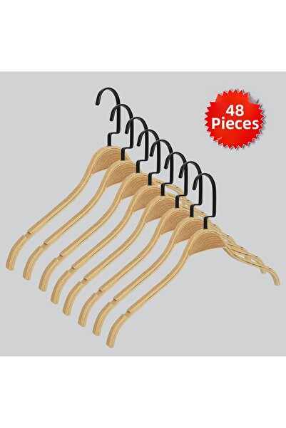 NYN Wooden (Lama Black Hook) T-Shirt, Blouse, Hanger 48 Pieces