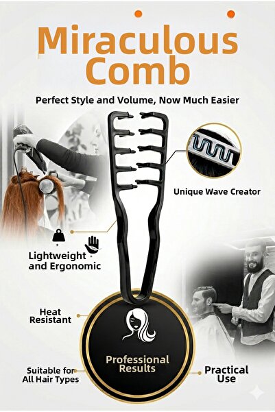 OceanCare Miraculous Comb Επαγγελματική Μαγική Χτένα για Χτένισμα Μαλλιών