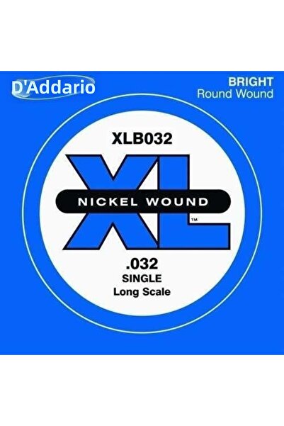 Daddario D'addario XLB032 سلك غيتار باس فردي C-(do) Xl مغلف بالنيكل 0.032