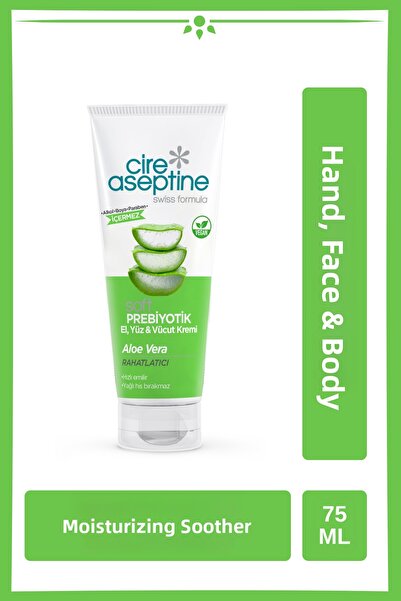 CIRE ASEPTINE Aloe Vera Prebiotic Moisturizing Care Cream - 75 ml