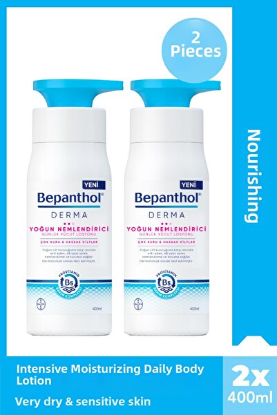Bepanthol Derma Intensive Moisturizing Daily Body Lotion 400 ml 2 Pieces