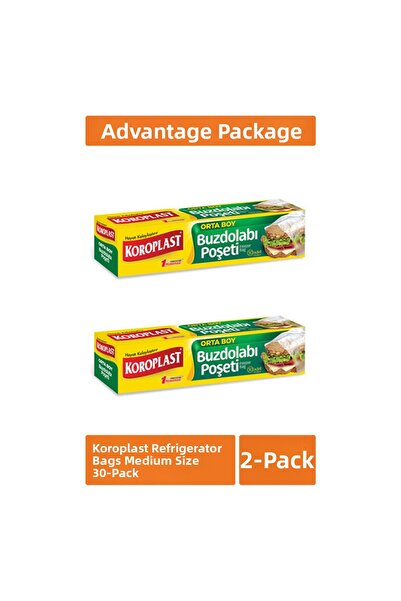 Koroplast Refrigerator Bag Medium Size 2 X 30 Pieces