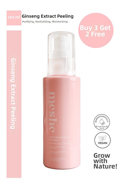 Meshe مقشر الوجه بخلاصة الجينسنغ لتنقية وتنشيط وترطيب البشرة 100 مل