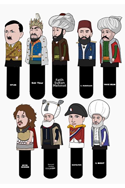 Giz Kitap Yusuf Kayaalp 9-Piece Bookmark Set 2