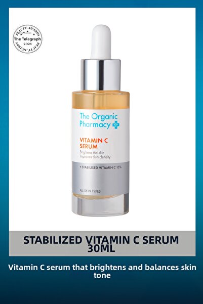 The Organic Pharmacy سيروم فيتامين سي المستقر 15% من ذا أورجانيك فارماسي، 30 مل