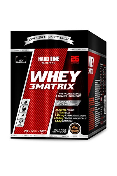 Hardline وي 3 ماتريكس - 30 جم 26 كيس شوكولاتة