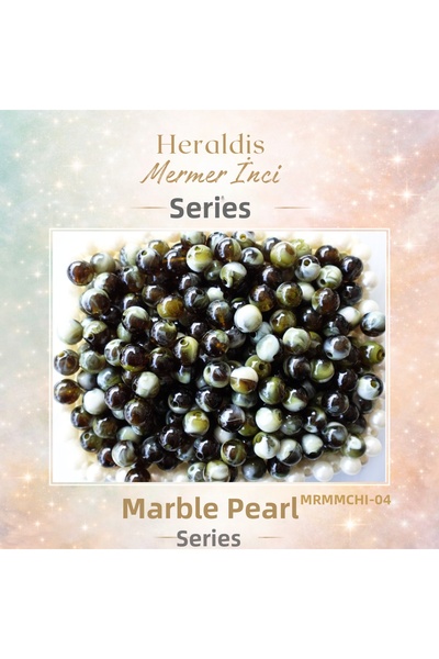 CSG BAZAAR 10 mm Plastic Marble Pearl Beads 100 Pieces Mrmmchi-04