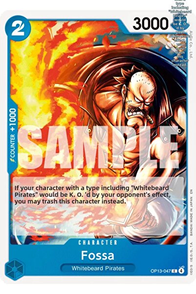 Bandai TCG بطاقة ألعاب مرخصة من ون بيس فوسا OP13-047 (EN)