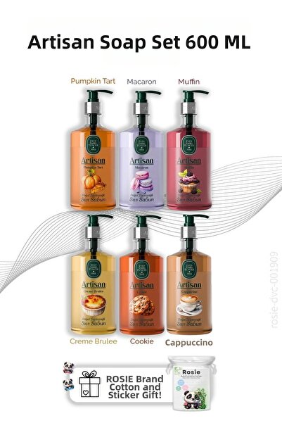 Eyüp Sabri Tuncer Natural Olive Oil Artisan Liquid Soap - Pumpkin Tart, Macar...