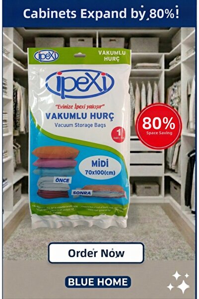 Blue Home 🆕   Sac de vidare Midi 70 cm x 100 cm .İPEXİ