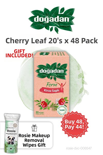 Doğadan 20 علبة شاي بمقبض الكرز، اشترِ 48 واحصل على 44 مجانًا، وروزي باموك