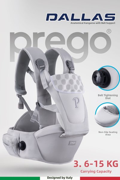 Prego Dallas Anatomical Kangaroo with Waist Support 3099
