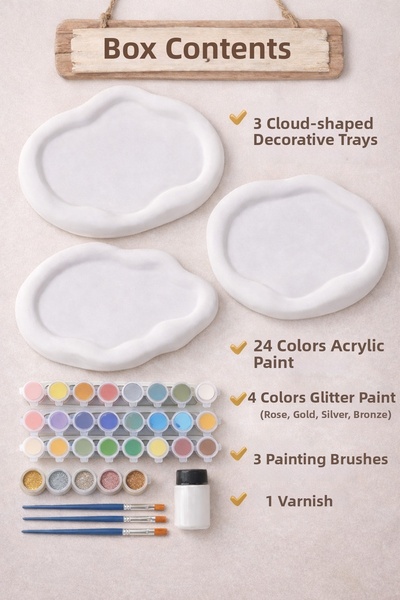 Hobicini Parent-Child Workshop Painting Activity Set – Family Hobby Painting ...