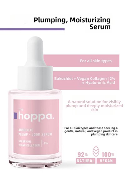 the hoppa. Plumping, Moisturizing Serum Bakuchiol + Vegan Collagen |   2% + H...