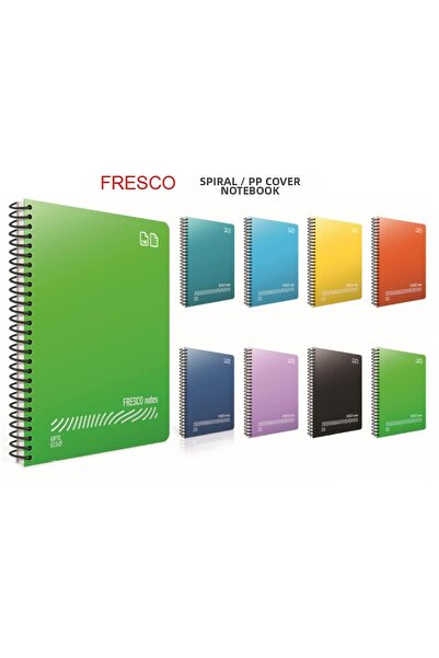 Gıpta Fresco Spiral Plastic Cover Notebook A4 60 Yp Lined 4930