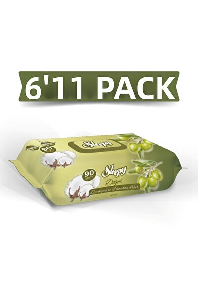 Sleepy Olive Oil Wet Towel-Wipes 90X6 (540 Sheets)