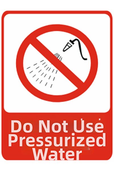 HiperAD Reklam لافتة تحذيرية مطبوعة من SUYU TAZYIKLI KULLAMASI DEKOTA – 3 مم ...