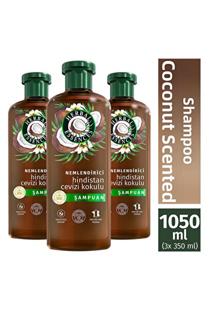Herbal Essences شامبو مرطب برائحة جوز الهند 350 مل × 3 قطع