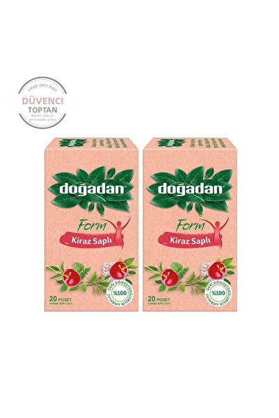 Doğadan شكل شاي كرز بمقبض 20 قطعة × 2 قطعة