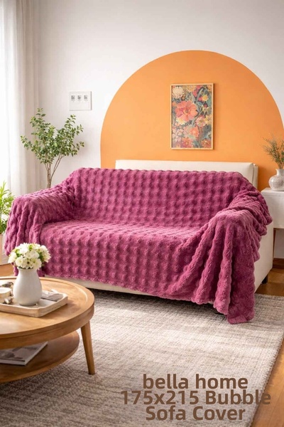 Bella Home Bulă husă pentru canapea |   175x215 cm |   1 bucată |   cu textur...