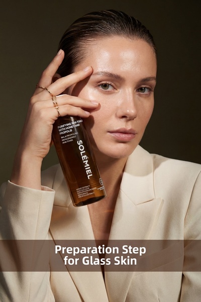 Solemiel Honey & Propolis Extract Aha Skin Care Tonic – Containing Glycolic Acid 200 ml