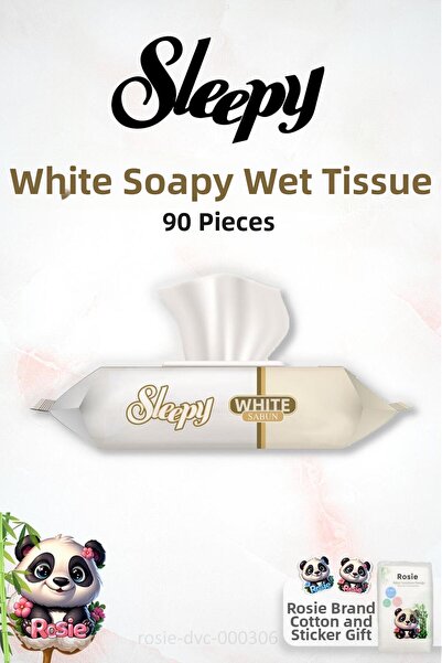 Sleepy مناشف مبللة معطرة بالصابون الأبيض من التسعينيات وروزي