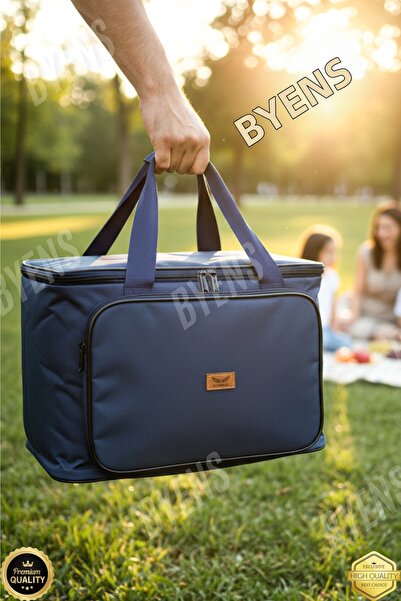 BYENS Geantă termică de 35 litri pentru picnic, geantă de transport pentru al...