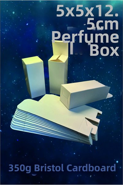 Örün Matbaa Pure White 5X5X12,5Cm Perfume Ready Product Box 15 Pieces