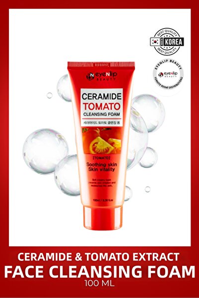 Eyenlip Beauty رغوة تنظيف منعشة بخلاصة الطماطم تحتوي على السيراميد 100 مل