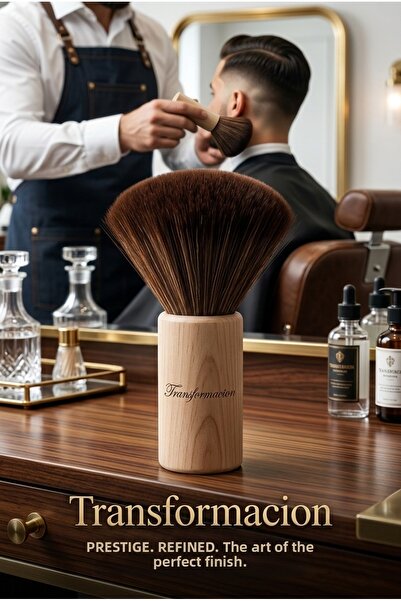 Transformacion Professional Wooden Strappy Barber Ense Brush - Luxury Series ...