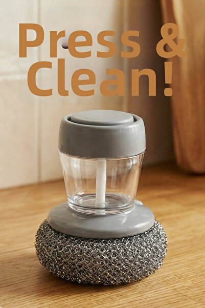 Viritias إسفنجة غسيل الأطباق مع خزان المنظفات، إسفنجة غسيل الأطباق العملية من...