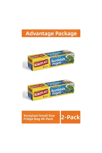 Koroplast Small Size Refrigerator Bags 2 X 40 Pcs 5 Pcs