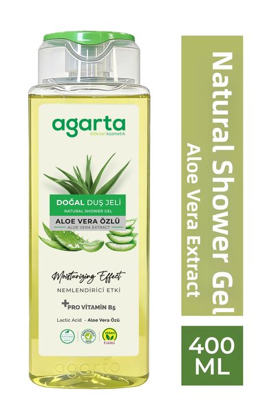 Agarta Natural Aha Aloe Vera Shower Gel 400 Ml