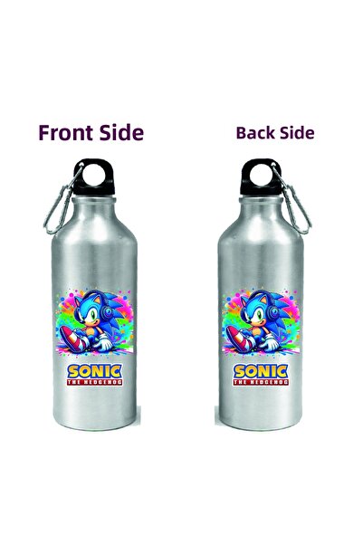 DKDZ SHOP قارورة ماء معدنية بسعة مطبوع مل مع خطاف فضي.