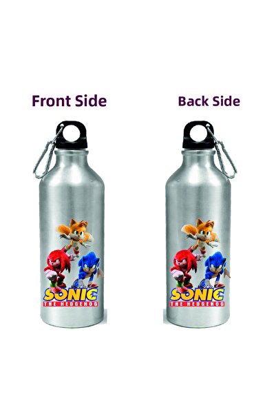 DKDZ SHOP قارورة ماء معدنية بسعة مطبوع مل مع خطاف فضي.