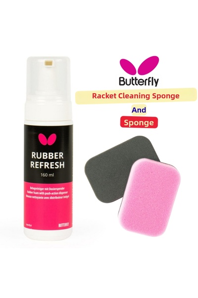BUTTERFLY رغوة واسفنجة تنظيف مضرب التنس من روبر ريفريش