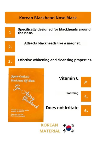 JEJUDO Ceuticals Blackheads 15 Min Cleansing Nose Patches 5 Pieces