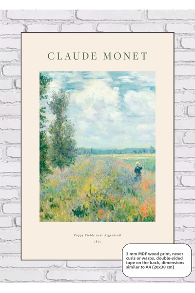 Hayat Poster Claude Monet câmpuri de maci lângă Argenteuil tablou pictură pe ...