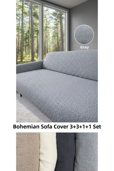 StarMall Cel mai nou husă de canapea cu model boem |   Elastic husă pentru ca...