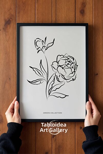tablodea Pictură florală minimalistă TD Pictură decorativă florală modernă și...