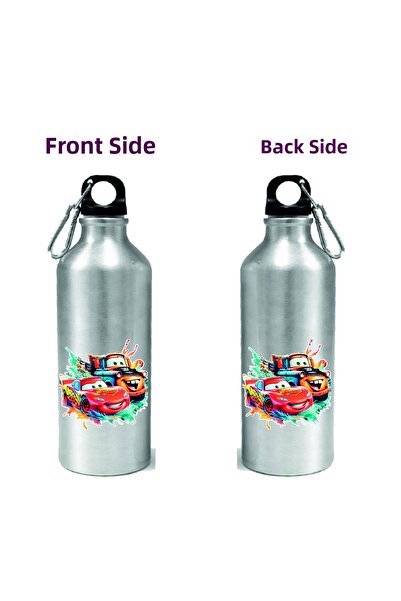 DKDZ SHOP قارورة ماء معدنية بسعة مطبوع مل مع خطاف فضي.