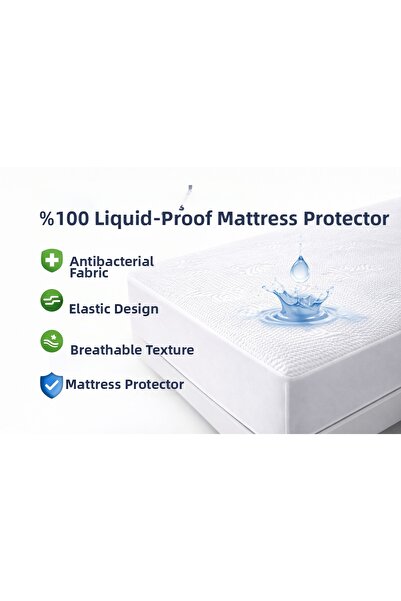 KURT Liquid-Proof Mattress Protector Mattress Protector with Quilted Elastic ...