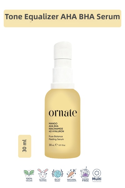 ORNATE Pore, Blackhead and Anti-Tone Equalizing Aha Bha, Niacinamide Skin Car...