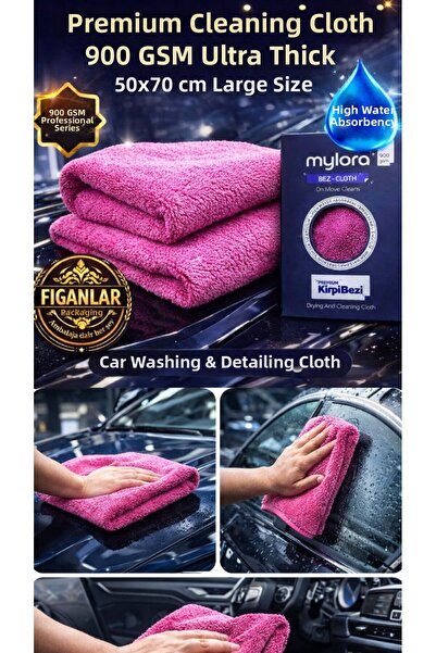 figanlar ambalaj Σετ 10 τεμαχίων 900GSM Εξαιρετικά Χοντρό Πανί Καθαρισμού Αυτ...