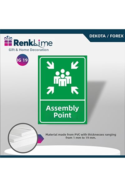 renklime Warning Sign - Gathering Point