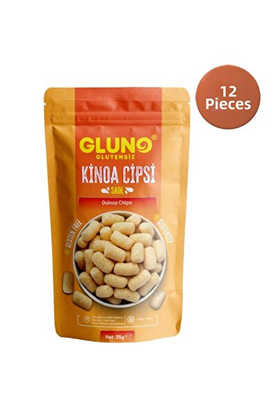 Gluno Glutensiz رقائق الكينوا 35 جرام × 12 قطعة