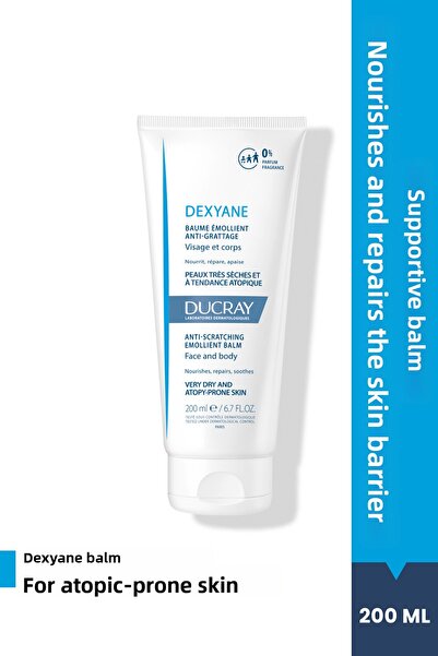 Ducray ديكسيان بلسم مرطب مضاد للجفاف للبشرة المعرضة للتأتب 200 مل