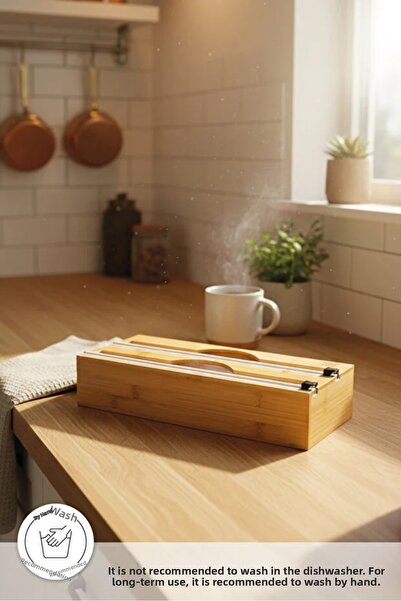 Kitchen Way Bamboo Stretch Film and Foil Cutting Apparatus Kw-445